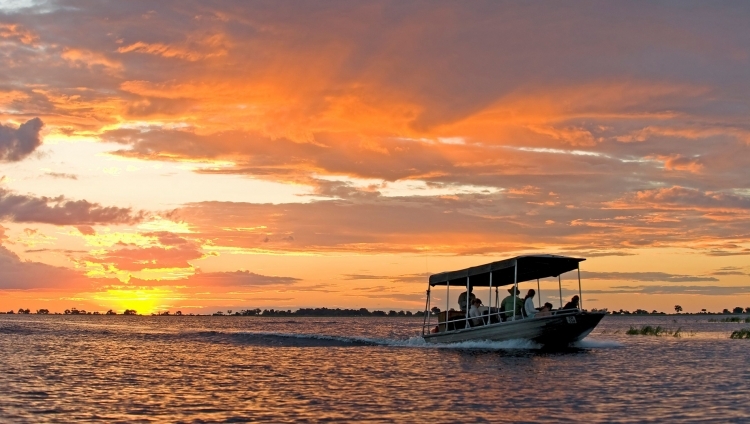 Chobe Chilwero - Sonnenuntergang